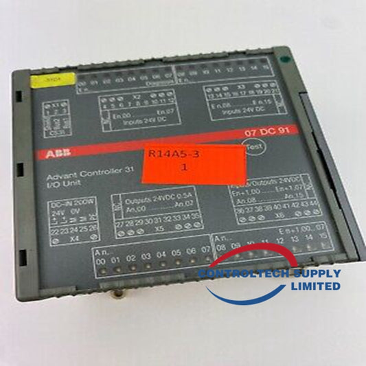 ماژول ورودی/خروجی دیجیتال ABB 07DC91 (I/O) موجود است