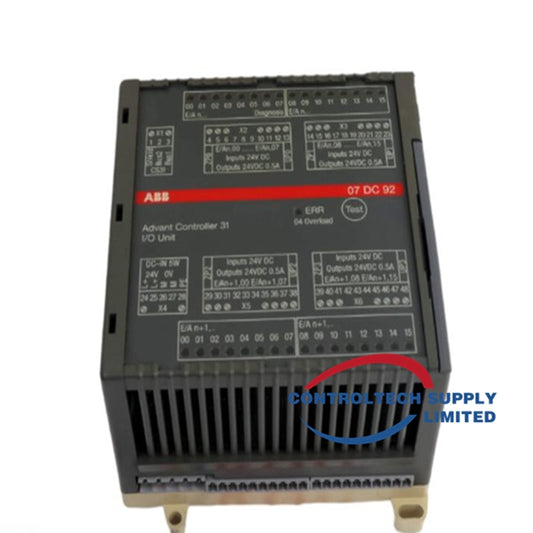 ABB 07DC92 Μονάδα ψηφιακής εισόδου/εξόδου (I/O) Διαθέσιμο