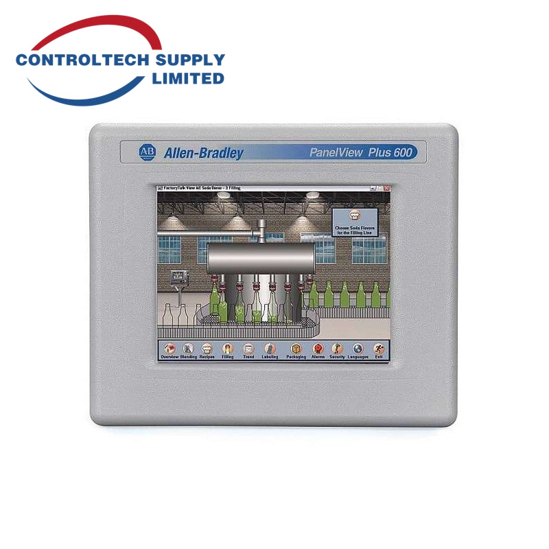 Allen-Bradley 2711p-t6c20d9 Tampilan panel dalam stok