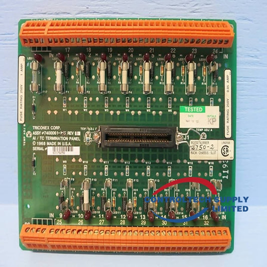 Высококачественный клеммный блок аналогового ввода Triconex 9662-110 на складе