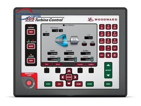 Woodward 8200-1302 505D Digital Governor Turbine Control