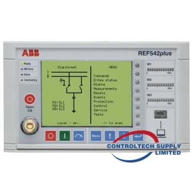 Terminal de alimentação ABB REF542PLUS 1VCF752000