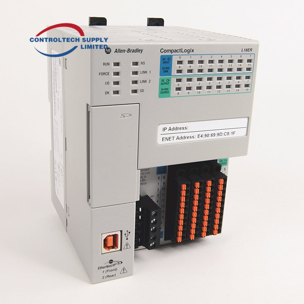 Allen-Bradley 1769-L18ER-BB1B CompactLogix 5370 Ethernet kontrolieris